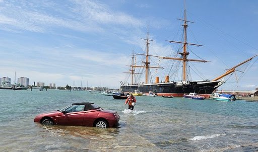 Un spider à la mer